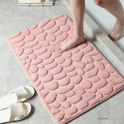 LuxiMat™ - Stylish Cobblestone Soft Comfort Mat