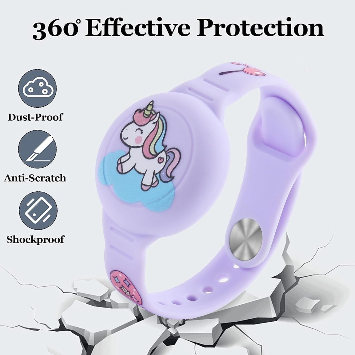 ChildSafe GPS Bracelet with Silicone Holder for Tracker