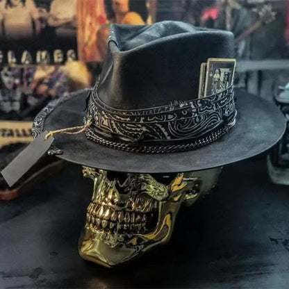 Handcrafted Beanie with Skull Design – Artisan Street Style Hat