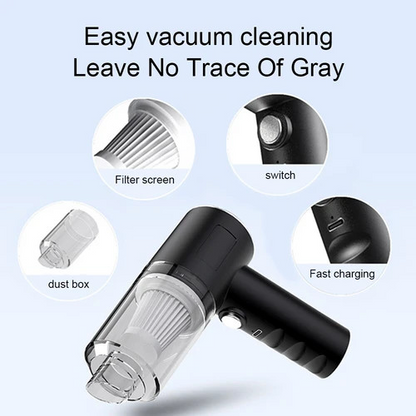 Lightweight Cordless Car Vacuum Cleaner 120W – Versatile Design
