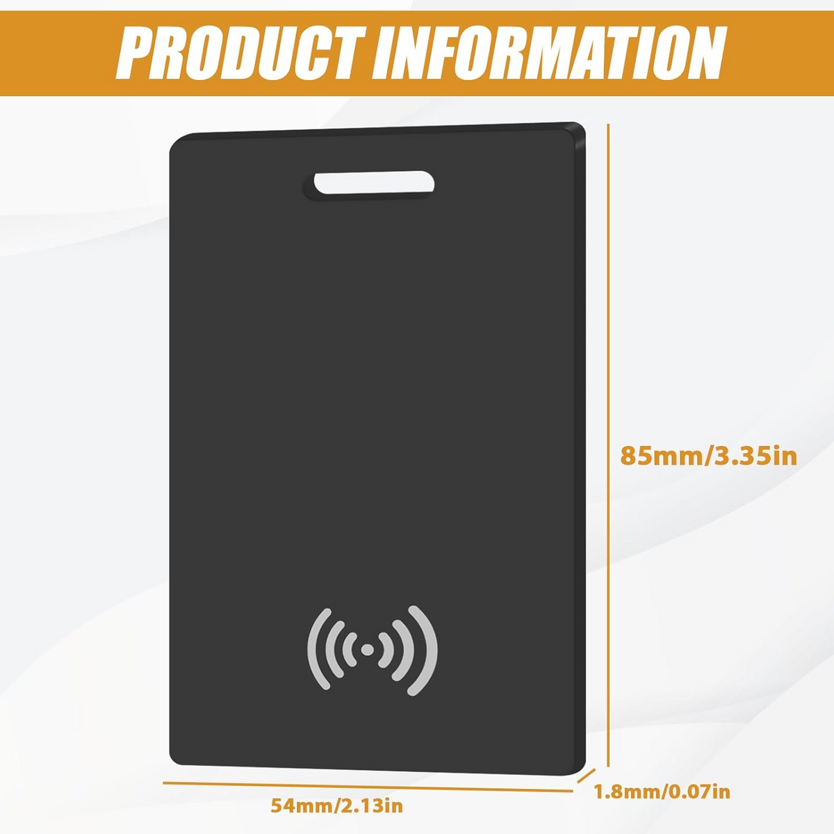 Rechargeable Tracking Card for Portfolio, Works with Apple Find My