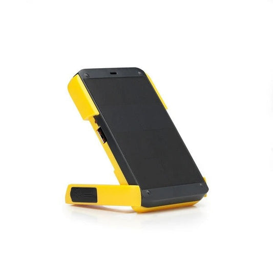 Compact Solar Charger 3000 mAh Power Bank with LED Light