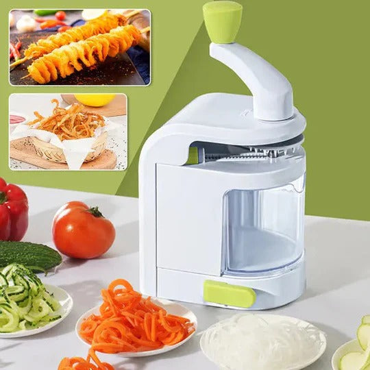 Versatile Veggie Spiralizer with Stainless Steel Blades