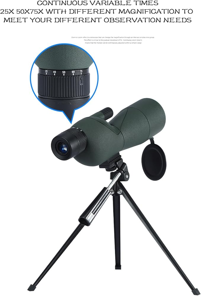 15–45x Zoom Monocular for Clear Viewing