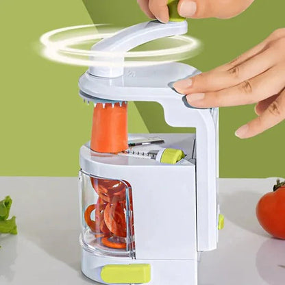 Versatile Veggie Spiralizer with Stainless Steel Blades
