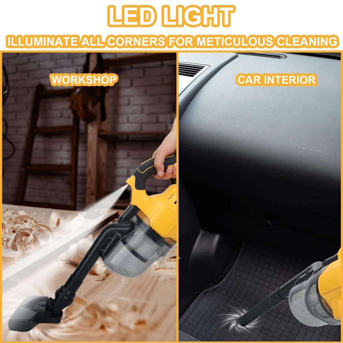 Cordless Vacuum Cleaner for Versatile Cleaning – High-Power Model
