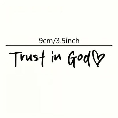 Inspiring Faith Stickers for Your Vehicle