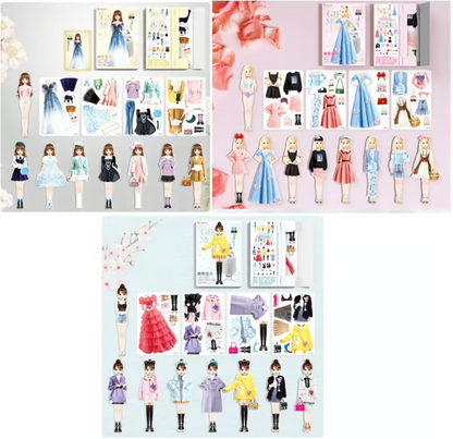 Interactive Dress-Up Book: Magnetic Outfit Adventure for Kids