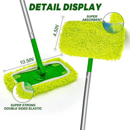 EcoClean – Reusable Mop Pad Replacement Set