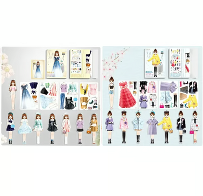 Interactive Dress-Up Book: Magnetic Outfit Adventure for Kids