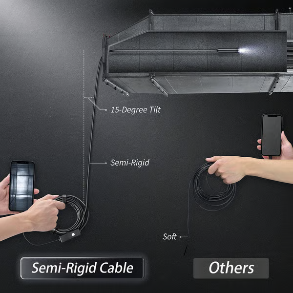 Portable Inspection Camera Compatible with Phones