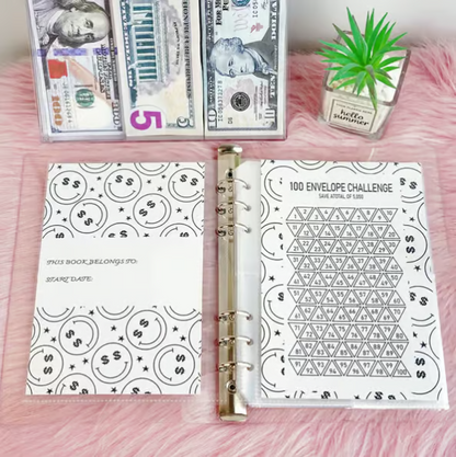 BudgetBuddy – The 100-Envelope Savings Challenge Workbook