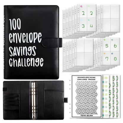 BudgetBuddy – The 100-Envelope Savings Challenge Workbook