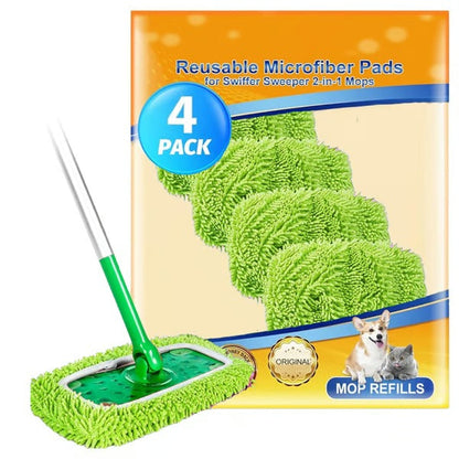 EcoClean – Reusable Mop Pad Replacement Set
