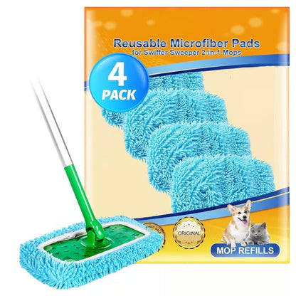 EcoClean – Reusable Mop Pad Replacement Set