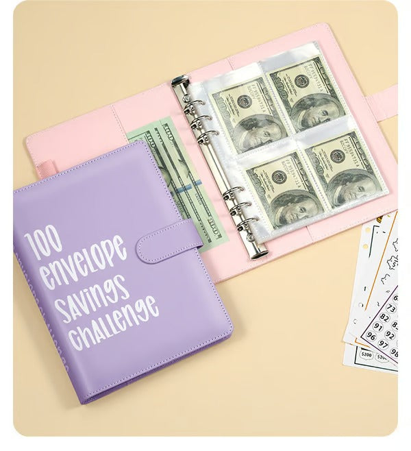 BudgetBuddy – The 100-Envelope Savings Challenge Workbook