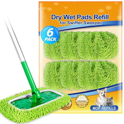 EcoClean – Reusable Mop Pad Replacement Set