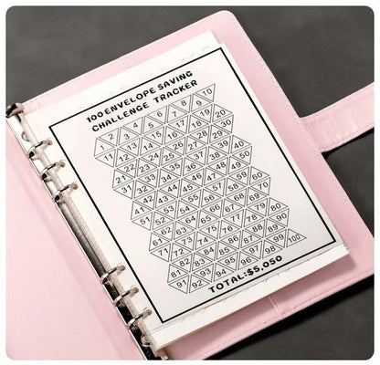 BudgetBuddy – The 100-Envelope Savings Challenge Workbook