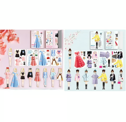 Interactive Dress-Up Book: Magnetic Outfit Adventure for Kids