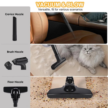 Cordless Vacuum Cleaner for Versatile Cleaning – High-Power Model