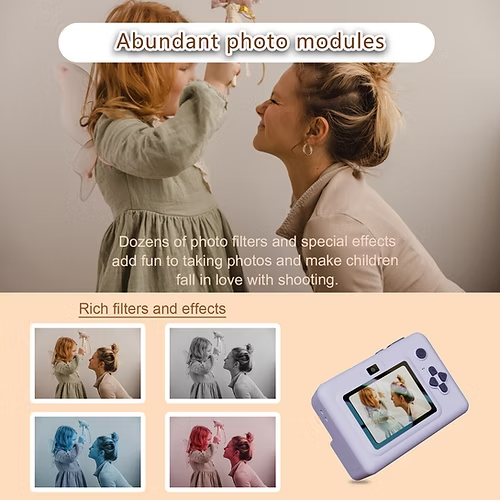 Instant Print Camera for Kids – Fun Creative Photography Tool