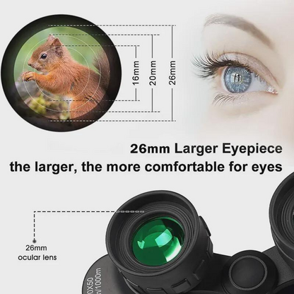 Long-Range 900x25 Binoculars with High-Clarity Bak4 Optics