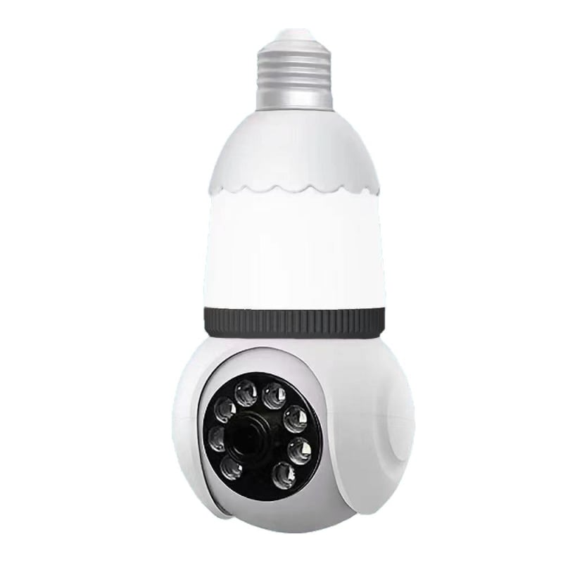 LED Bulb Security Camera with Color Vision Features