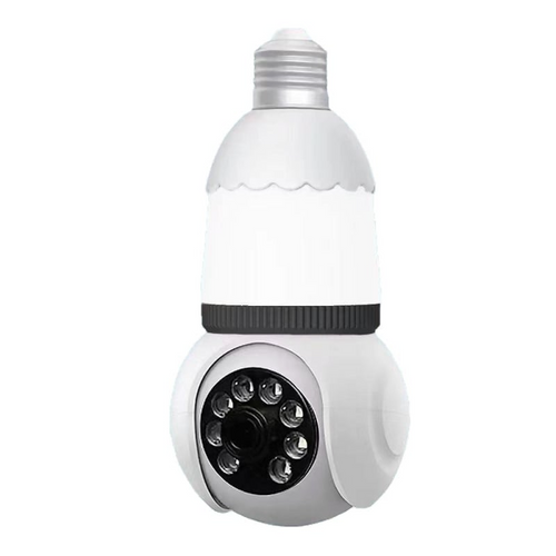 LED Bulb Security Camera with Color Vision Features