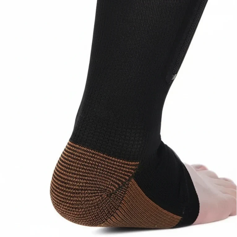 Compression Support Socks for Relief with Zipper Closure