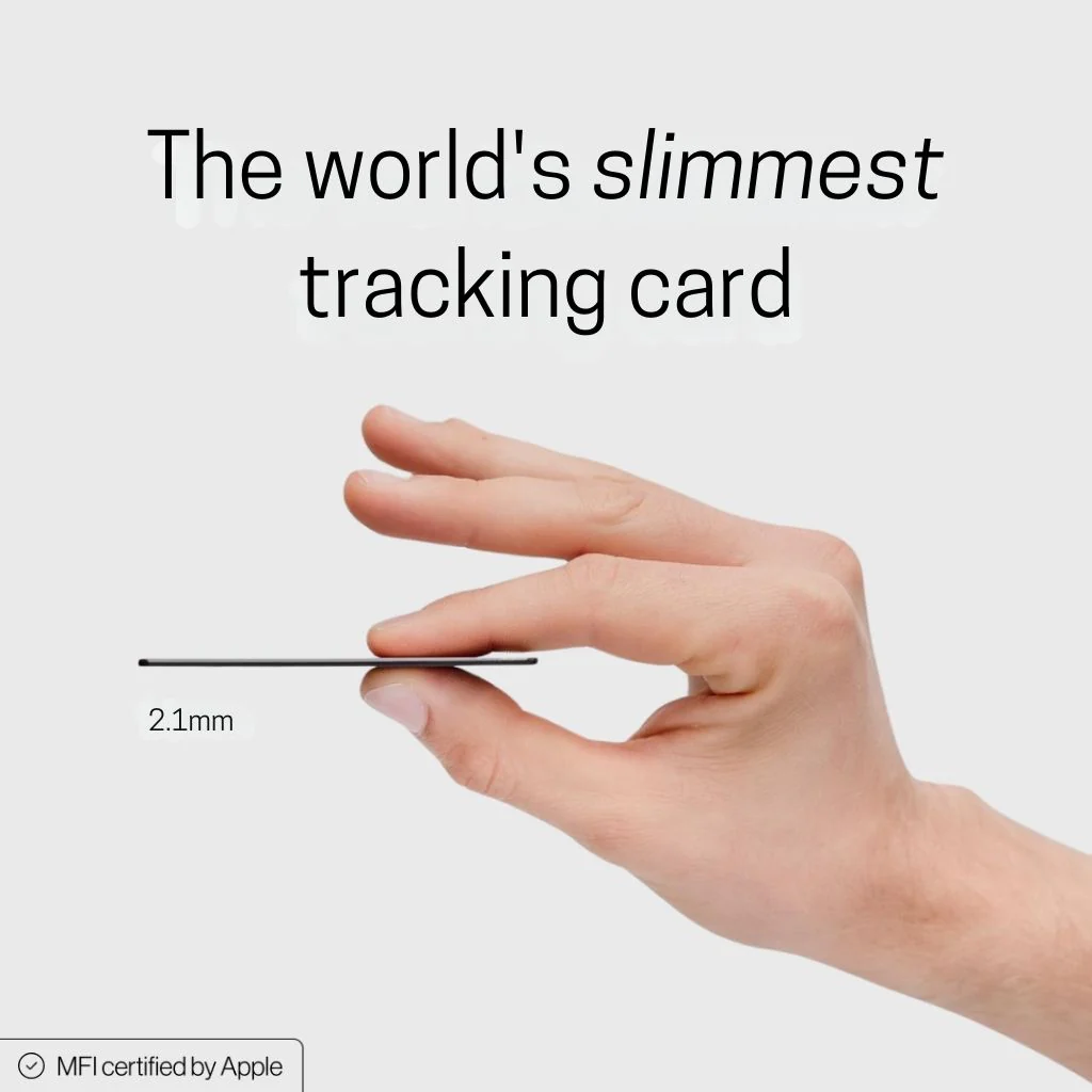 Ultra-Slim Tracking Card for Effortless Wallet Location