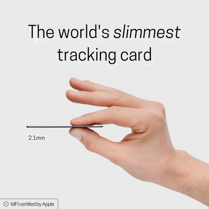 Ultra-Slim Tracking Card for Effortless Wallet Location