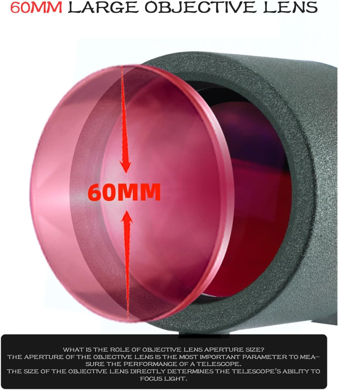 15–45x Zoom Monocular for Clear Viewing