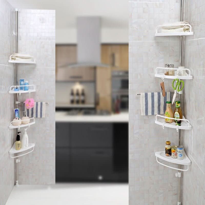Shower Storage Tower – Rust-Proof Bathroom Organizer Rack