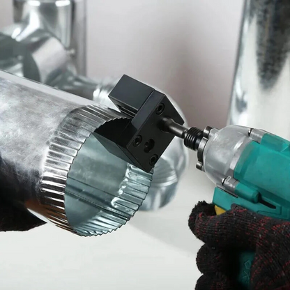 Precision Hydraulic Pipe Crimping Tool for HVAC Systems