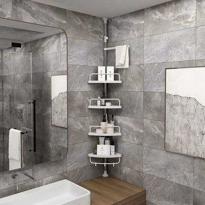 Shower Storage Tower – Rust-Proof Bathroom Organizer Rack