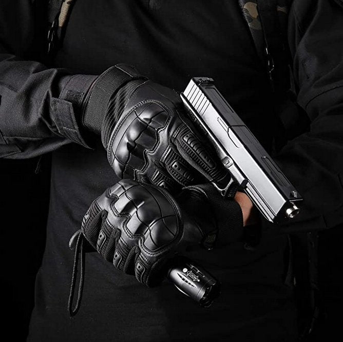 Durable Tactical Gloves with Grip for Outdoor and Work Activities