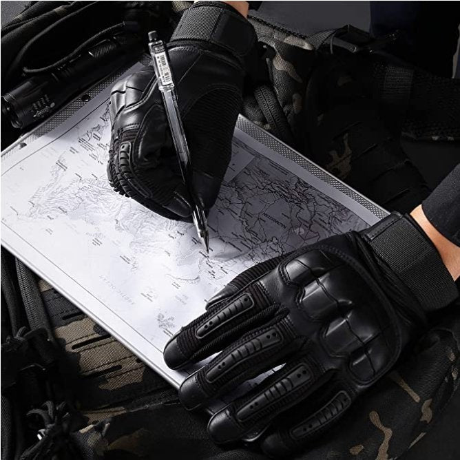 Durable Tactical Gloves with Grip for Outdoor and Work Activities