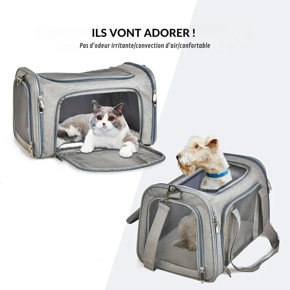 Dog Car Travel Carrier Bag - Safe and Cozy for Pets