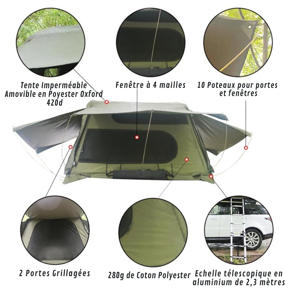 Free-Standing Car Rooftop Tent