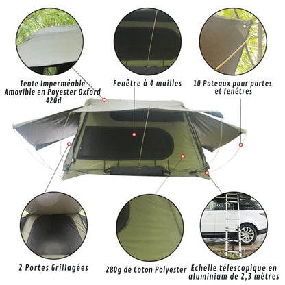 Free-Standing Car Rooftop Tent