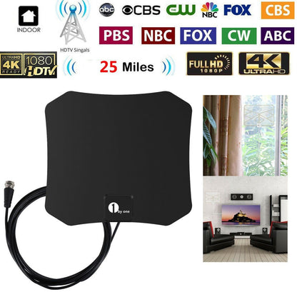Sleek Indoor HDTV Antenna for Effortless Digital Reception