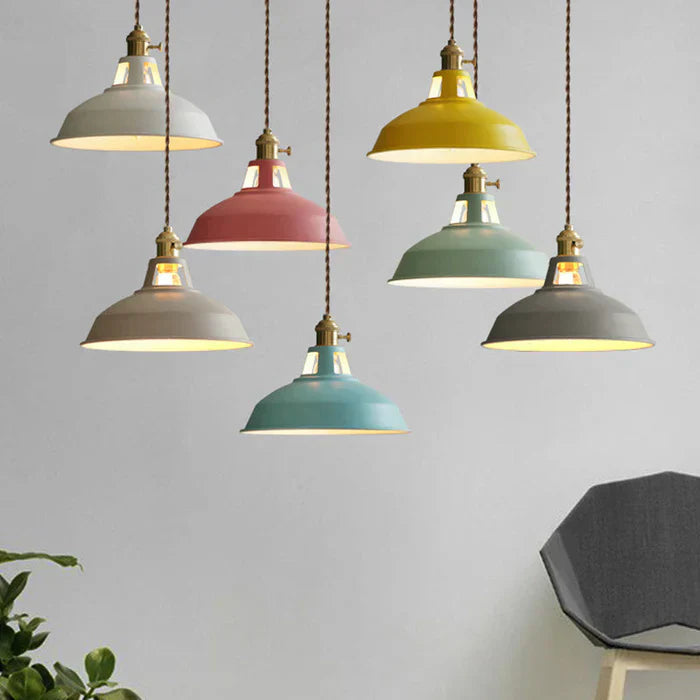 Industrial Vintage Pendant Light - Iron Design