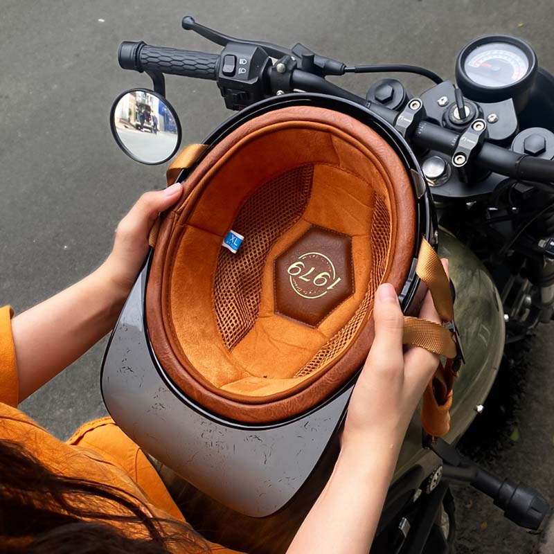 Motorcycle Baseball Helmet - DOT Certified
