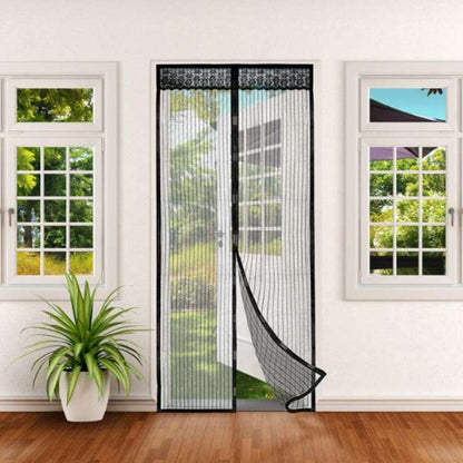 Self-Closing Magnetic Mesh Insect Screen Door for Patio and Balcony