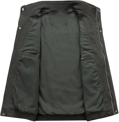 Men's Sleeveless Vintage Multi-Pocket Vest