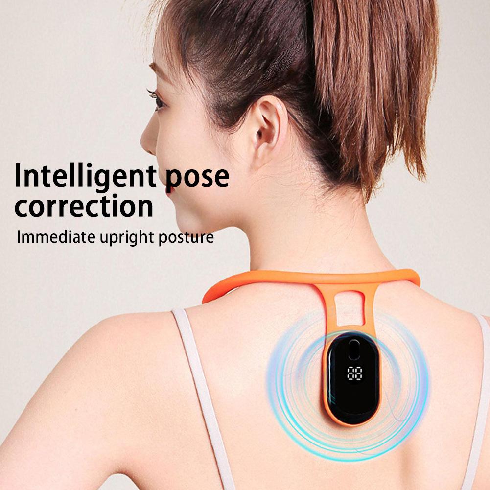 Electronic Posture Corrector with Vibration Sensor for Improved Posture