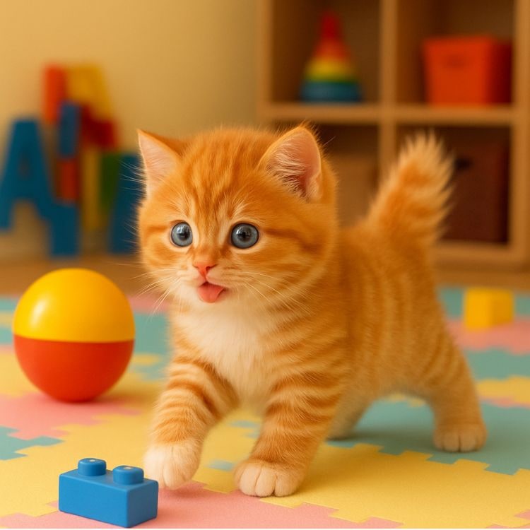 Engaging Plush Cat Robot with Lifelike Motion and Sounds