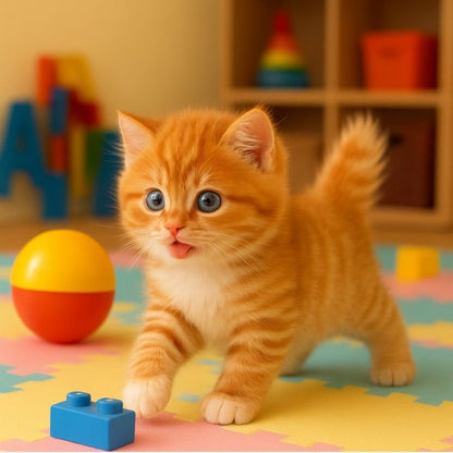Engaging Plush Cat Robot with Lifelike Motion and Sounds