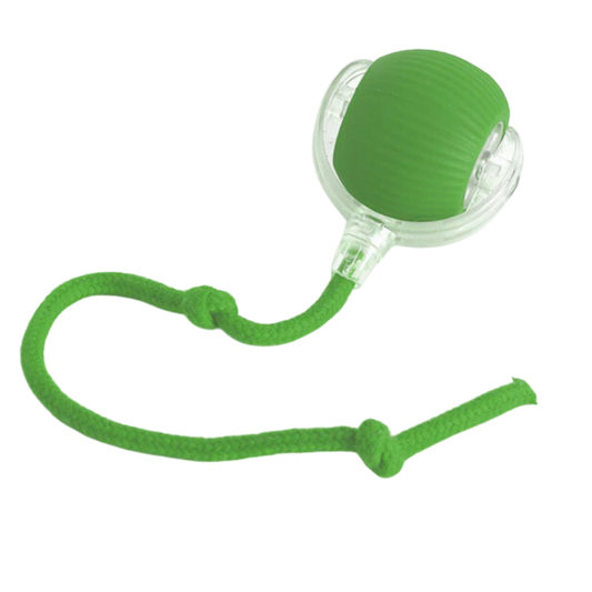 Smart Rolling Cat Play Ball with Interactive Rope Tail