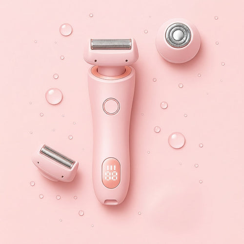 Wireless Women's Grooming Razor | 2-in-1 Rechargeable Trimmer